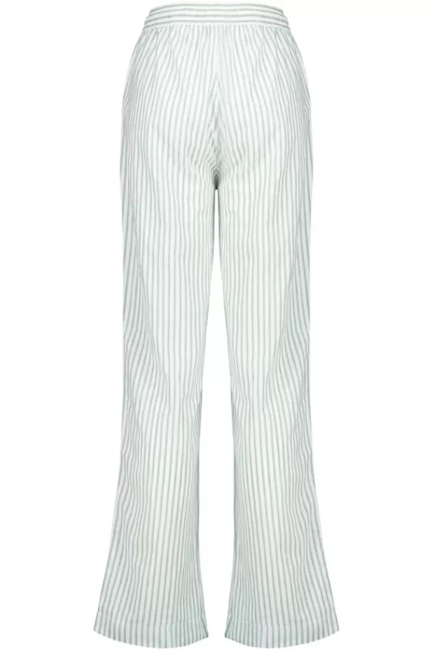 Pyjama | Ondergoed & Lounge<America Today Pyjamabroek Loyce White/green