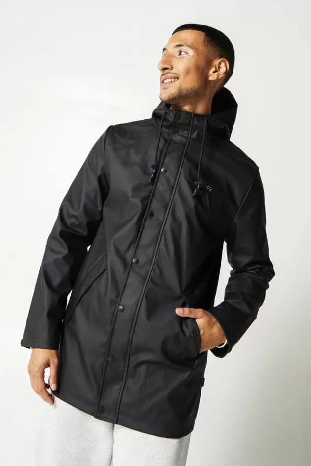 Jassen | Heren regenjassen<America Today Regenjas Jace Washedblack | Deepblue | Green
