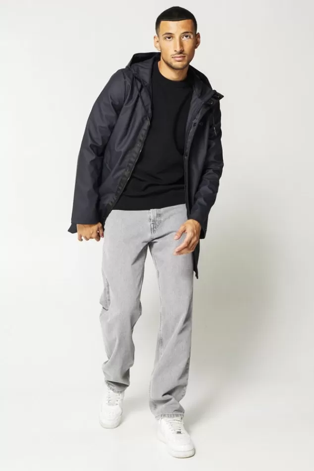 Jassen | Heren regenjassen<America Today Regenjas Jace Washedblack | Deepblue | Green