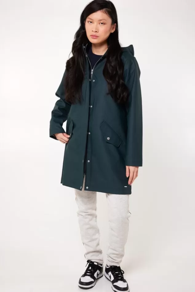 Jassen | Dames regenjassen<America Today Regenjas Janice Black | Frenchblue | Navy
