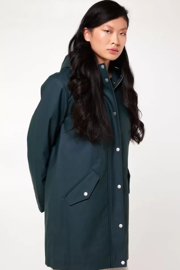Jassen | Dames regenjassen<America Today Regenjas Janice Black | Frenchblue | Navy