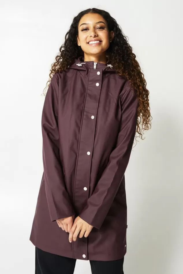 Jassen | Dames regenjassen<America Today Regenjas Janice Black | Frenchblue | Navy