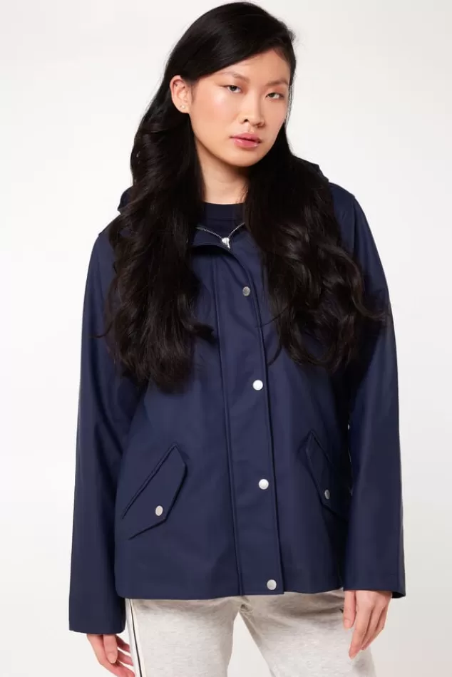 Jassen | Dames regenjassen<America Today Regenjas Janice kort Black | Sage | Navy
