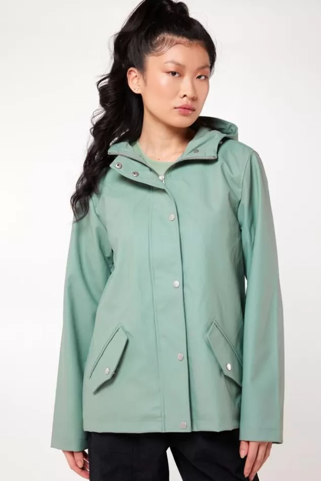 Jassen | Dames regenjassen<America Today Regenjas Janice kort Black | Sage | Navy