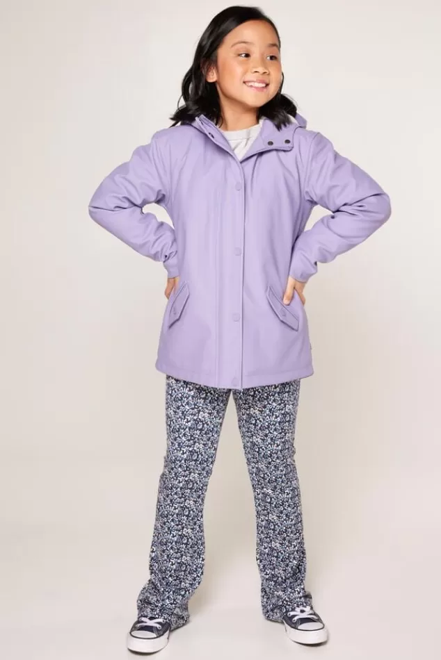 Jassen | Meisjes regenjassen<America Today Regenjas Janice Teddy JR Black | Navy | Sage