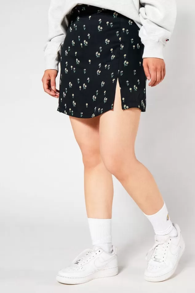 Rokken<America Today Rok Raya Flowerblack