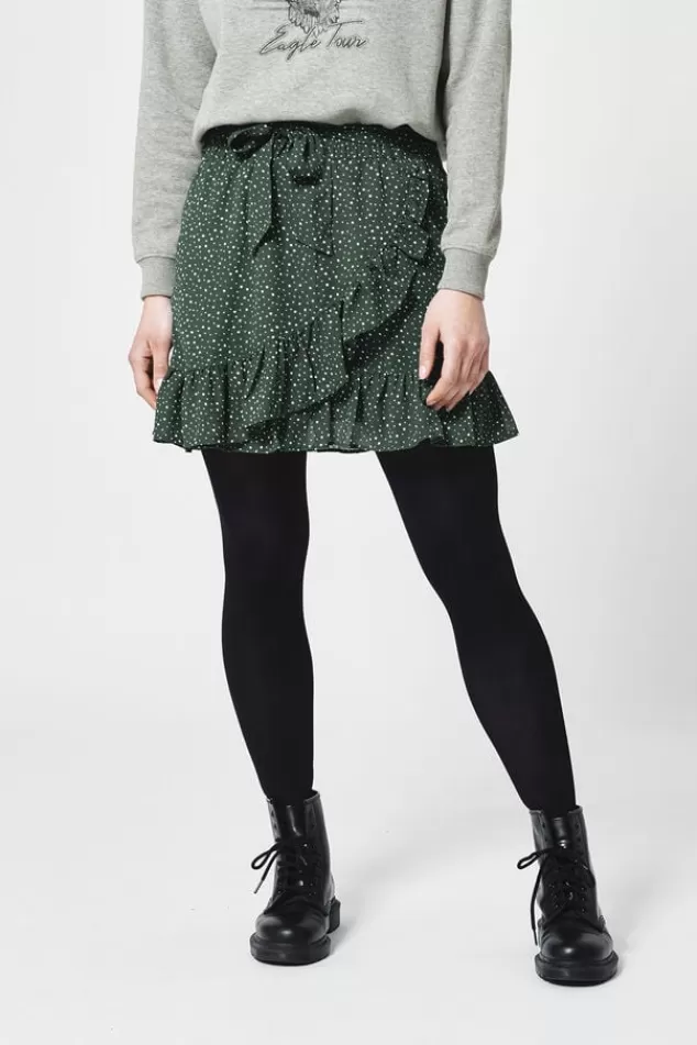Rokken<America Today Rok Rose-Ann Black/white | Bottlegreen