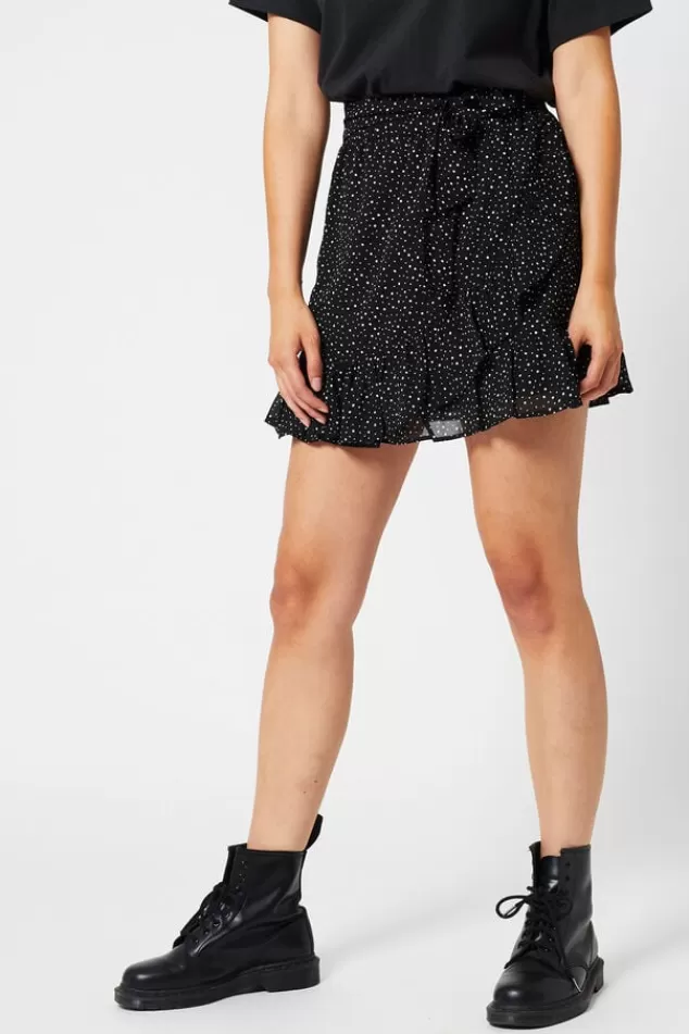 Rokken<America Today Rok Rose-Ann Black/white | Bottlegreen