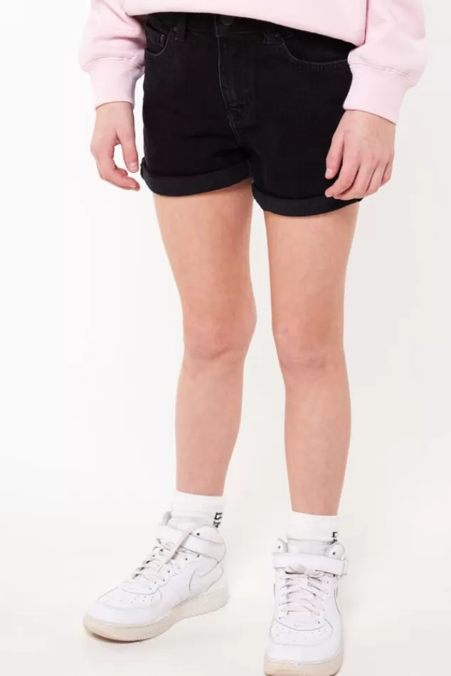 Shorts<America Today Short Lucy Jr Washedblack | Lightblue