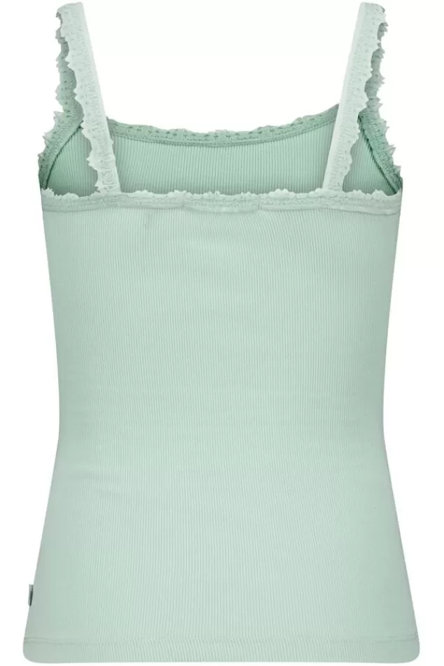 Ondergoed & Lounge<America Today Singlet Bella JR Darkblue | Softgreen