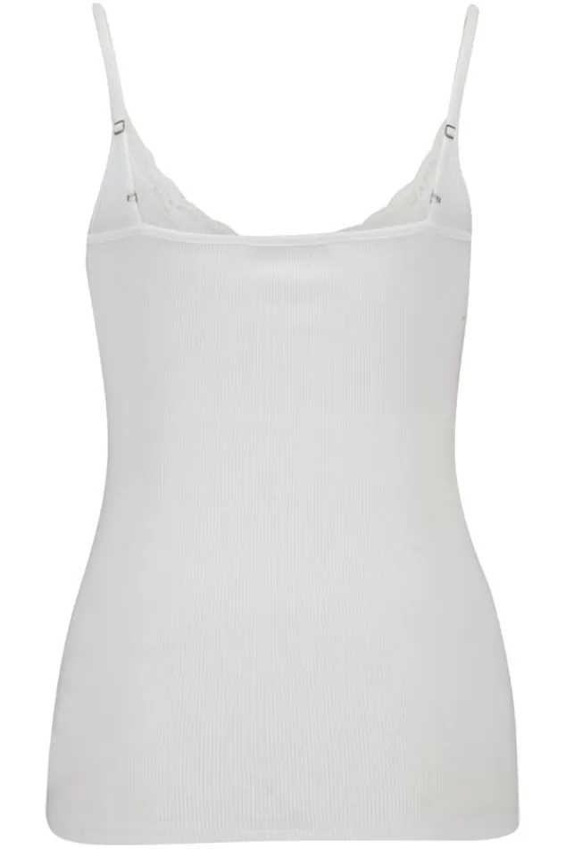 Ondergoed & Lounge | T-shirts & Tops<America Today Singlet Grace Black | White