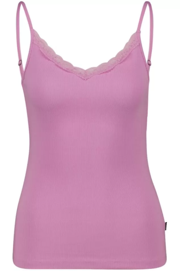 Ondergoed & Lounge | T-shirts & Tops<America Today Singlet Grace Cypress | Softpink