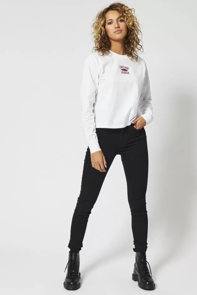 Jeans<America Today Skinny jeans mid waist Black