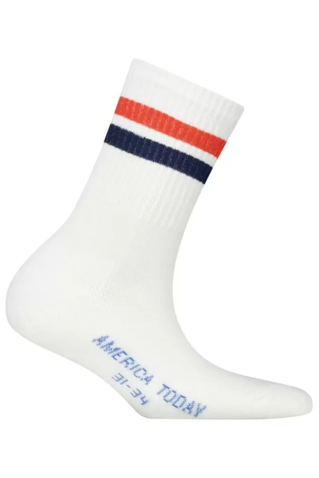 Accessories | Accessoires<America Today Sokken Toca JR Orange/blue | Pink/orange