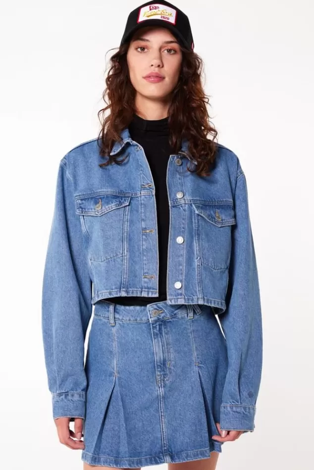Blazers<America Today Spijkerjasje Hera Denimblue