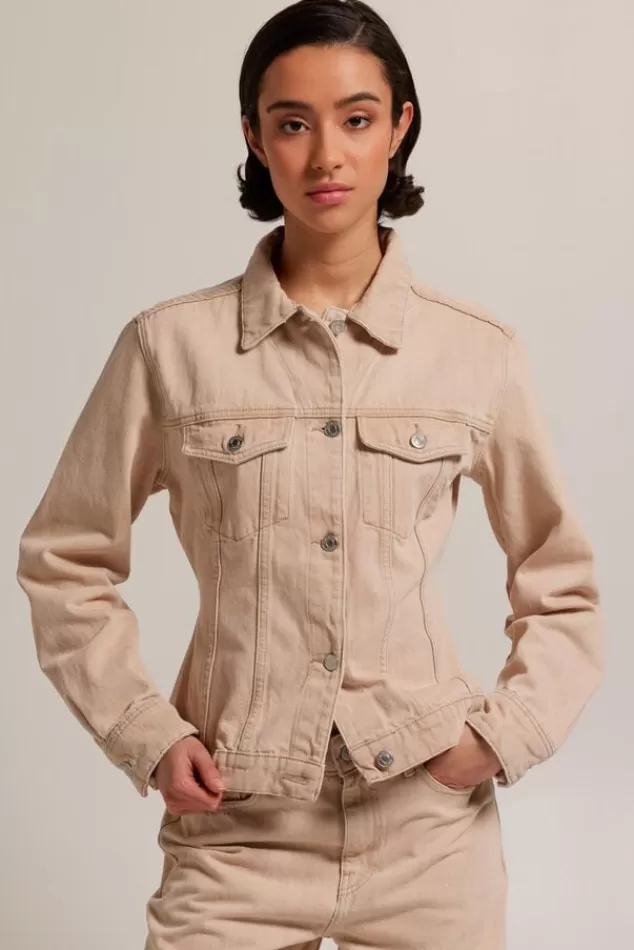 Blazers<America Today Spijkerjasje Hila Beige