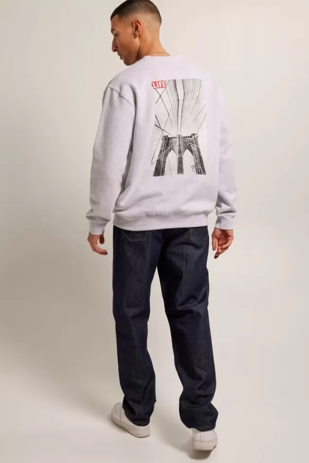 Truien & Vesten | Sweaters & hoodies<America Today Sweater Scott Crew Lightgreymelange