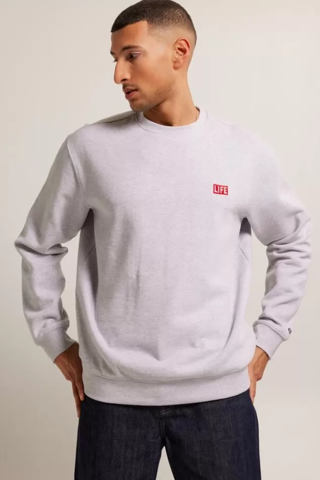 Truien & Vesten | Sweaters & hoodies<America Today Sweater Scott Crew Lightgreymelange