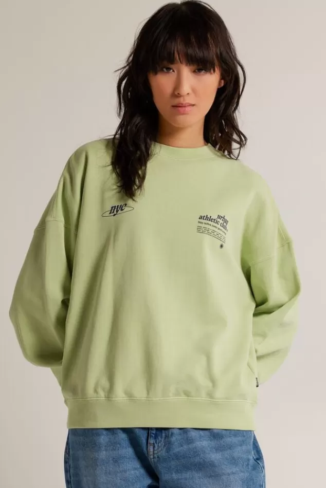 Truien & Vesten | Sweaters & hoodies<America Today Sweater Seb Lightgrey | Lime