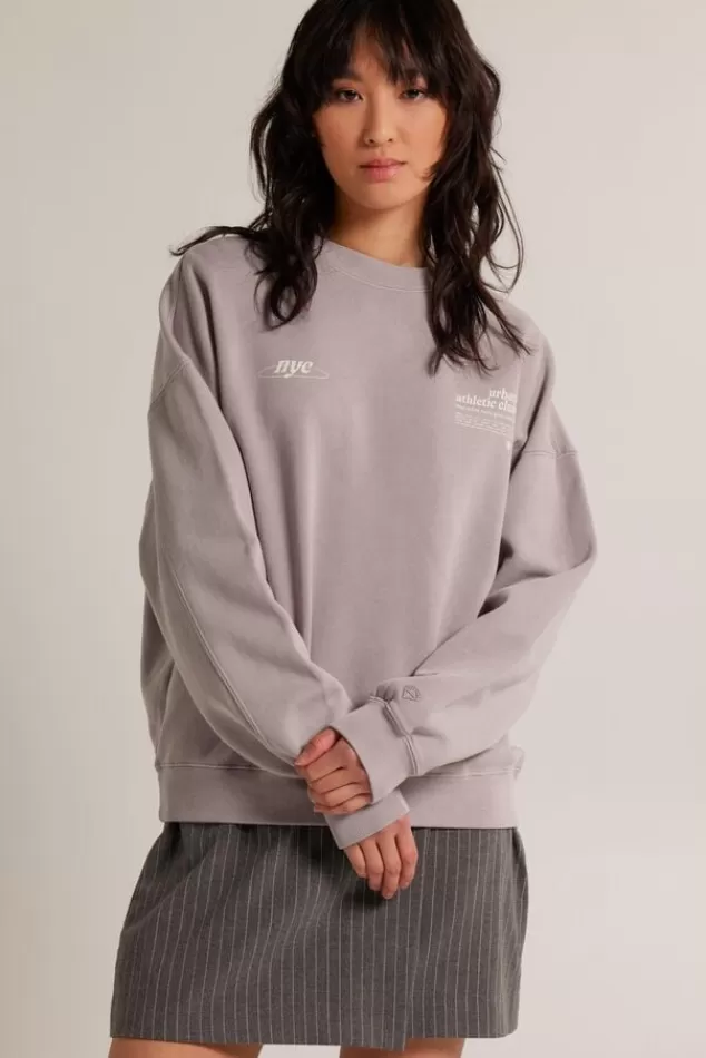 Truien & Vesten | Sweaters & hoodies<America Today Sweater Seb Lightgrey | Lime