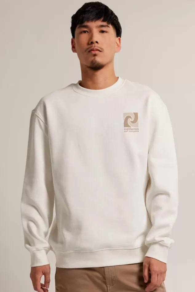 Truien & Vesten | Sweaters & hoodies<America Today Sweater Sen crew Offwhite