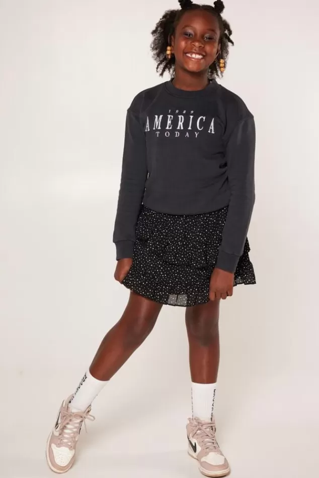 Truien & Vesten | Sweaters & hoodies<America Today Sweater Simmy Crew JR Washedblack