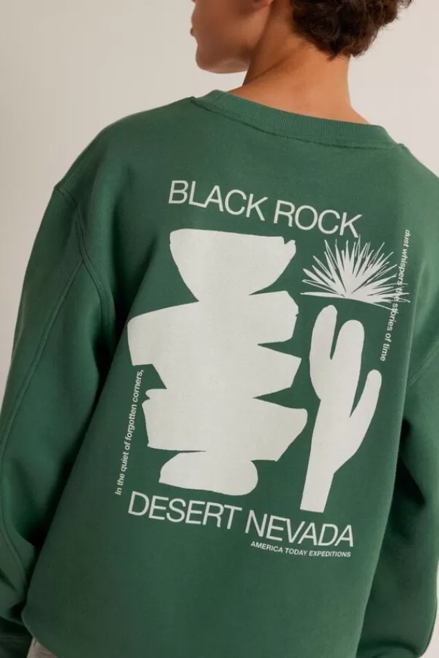 Truien & Vesten | Sweaters & hoodies<America Today Sweater Sky Crew JR Lightgrey | Greencast