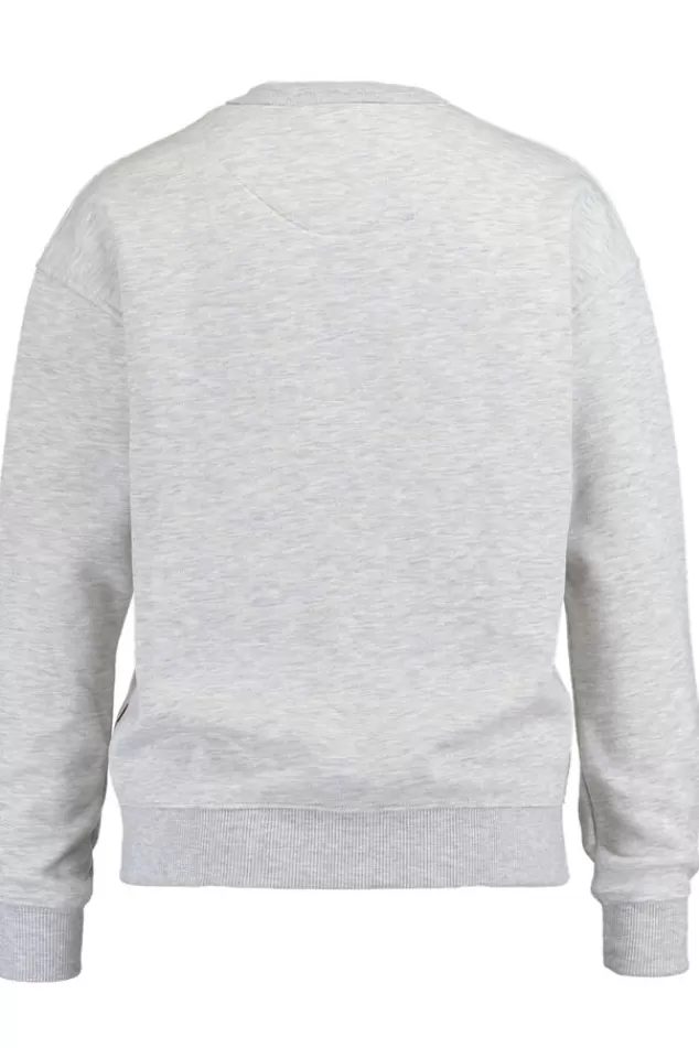 Truien & Vesten | Sweaters & hoodies<America Today Sweater Soel Midnight | Midgreymelange