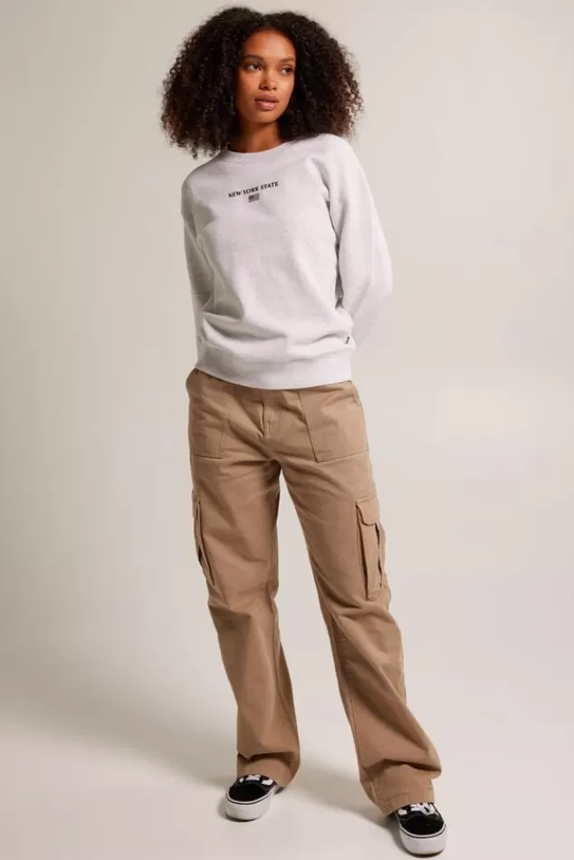 Truien & Vesten | Sweaters & hoodies<America Today Sweater Suzana Lightgreymelange | Softgreen | Midnight