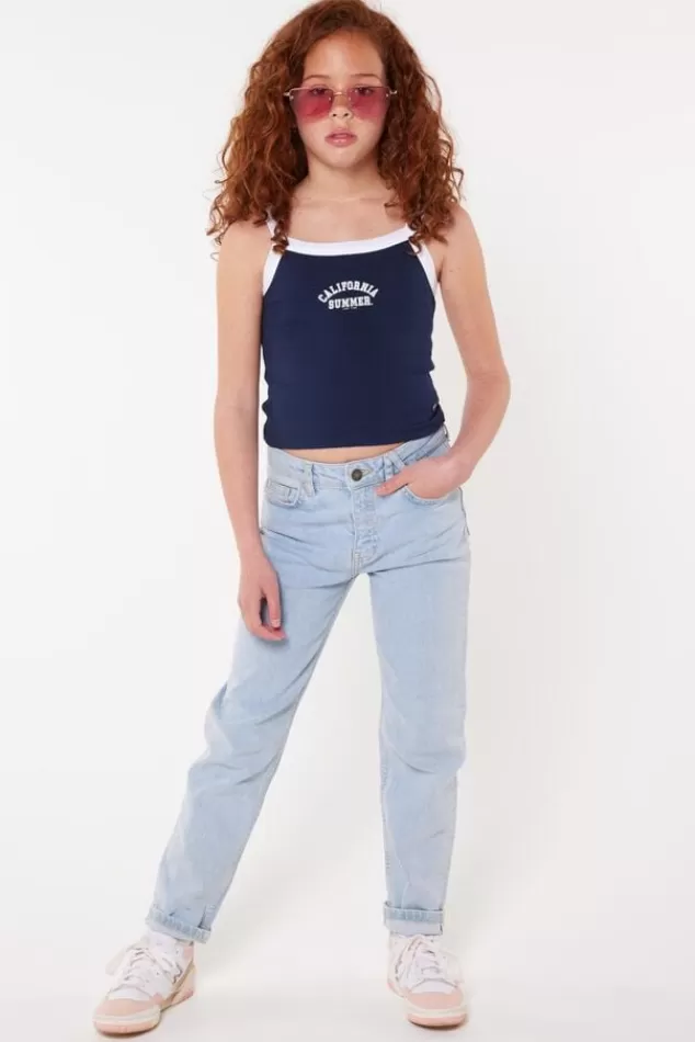 T-shirts &Tops<America Today Top Gracie JR Darkblue | Sage