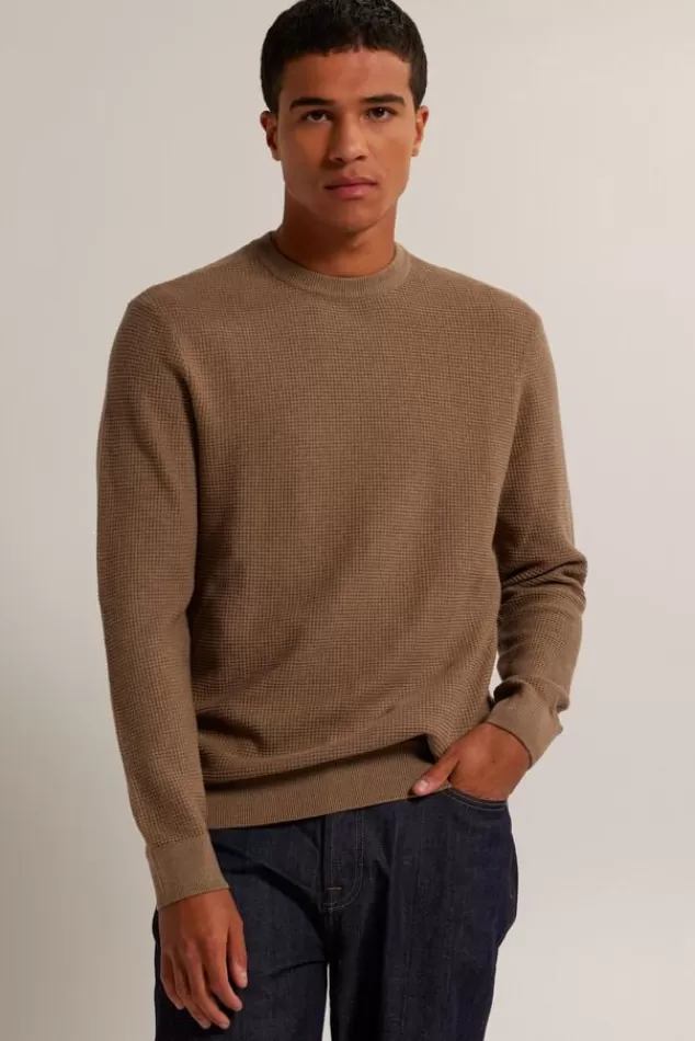 Truien & Vesten<America Today Trui Kain Khaki