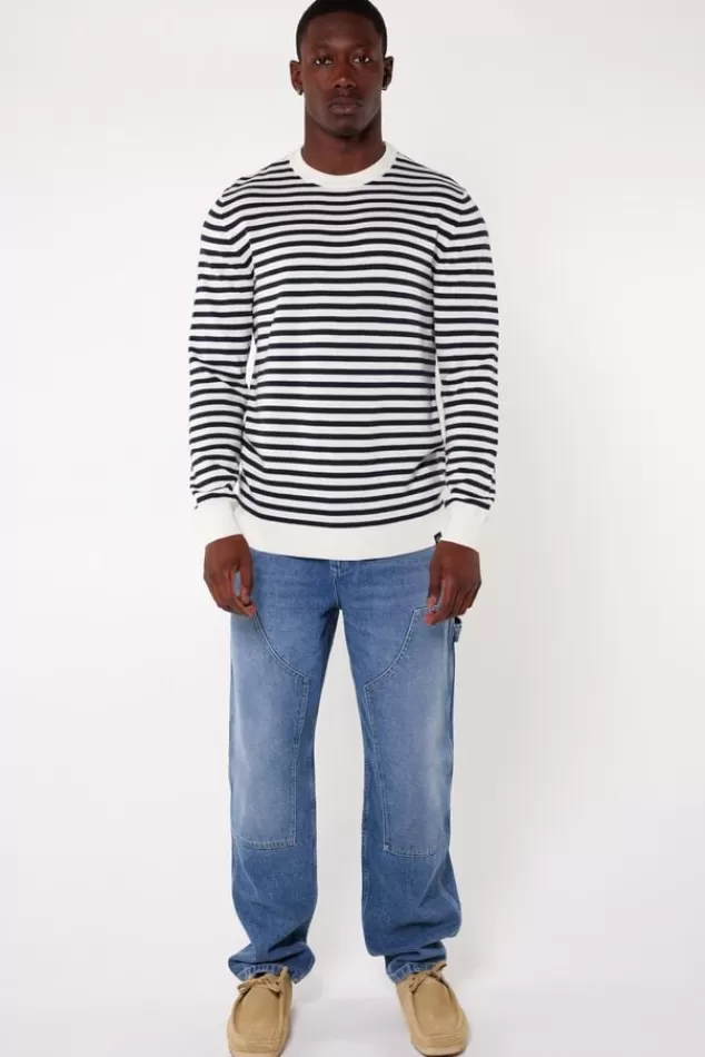 Truien & Vesten<America Today Trui Keith Navy/ecru | Black | Lightgreymelange | Vintageblue