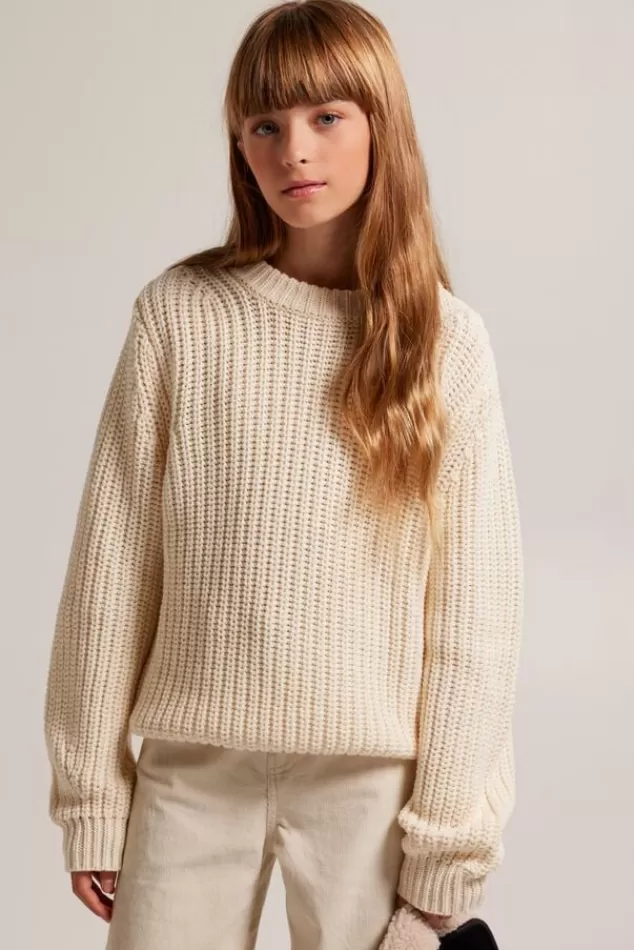 Truien & Vesten<America Today Trui Kelly JR Leaf | Offwhite