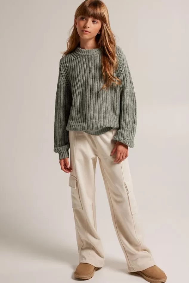 Truien & Vesten<America Today Trui Kelly JR Leaf | Offwhite