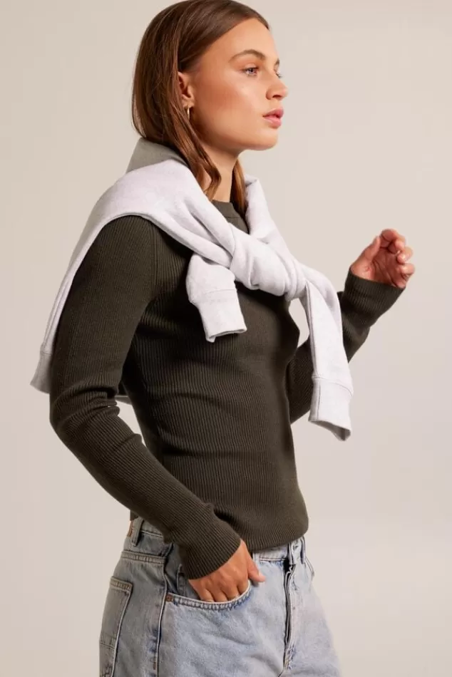 Truien & Vesten<America Today Trui Kim Offwhite | Grey/army | Black | Lime