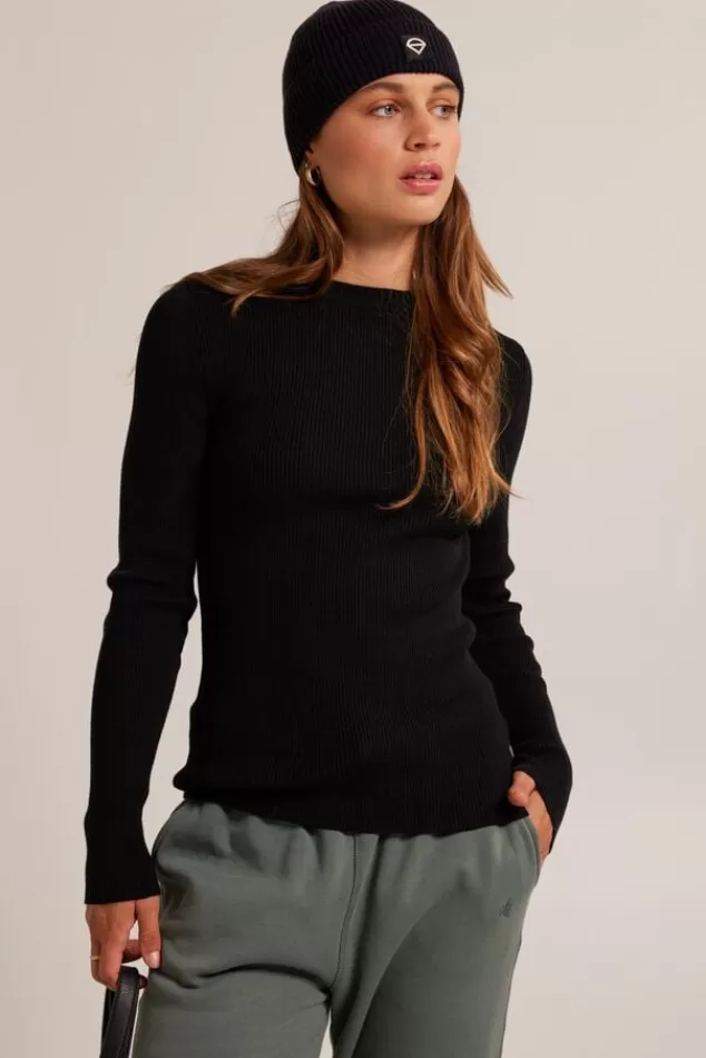 Truien & Vesten<America Today Trui Kim Offwhite | Grey/army | Black | Lime