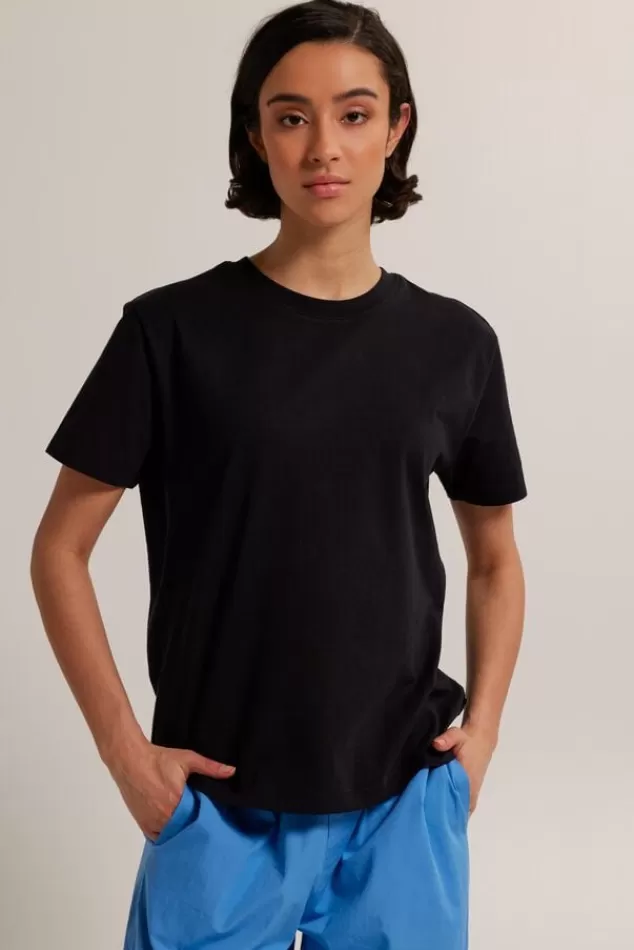 Ondergoed & Lounge<America Today T-shirt Esther Black | White