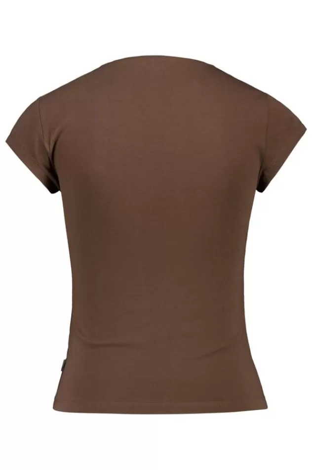 Ondergoed & Lounge<America Today T-shirt Gladys Black | Brown | White | Cascade