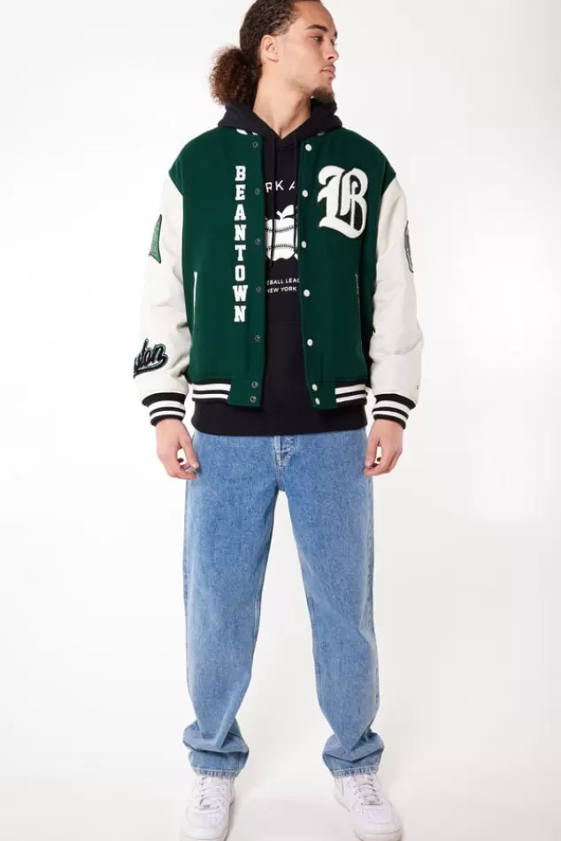 Varsity jackets | Jassen<America Today Varsity jacket Boston Joah Green | Black
