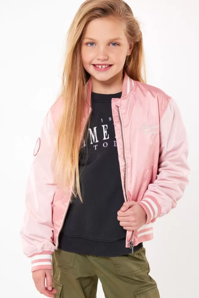 Jassen<America Today Varsity jacket Joelle JR Darkrose