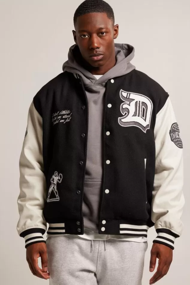 Varsity jackets | Jassen<America Today Varsity jacket Julian Black | Midnightgreen