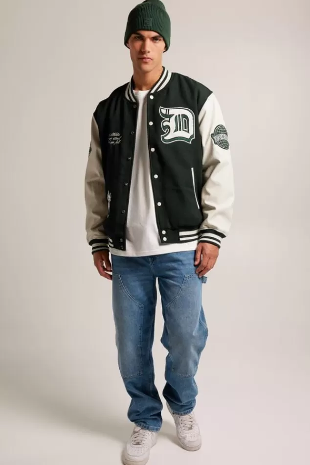 Varsity jackets | Jassen<America Today Varsity jacket Julian Black | Midnightgreen