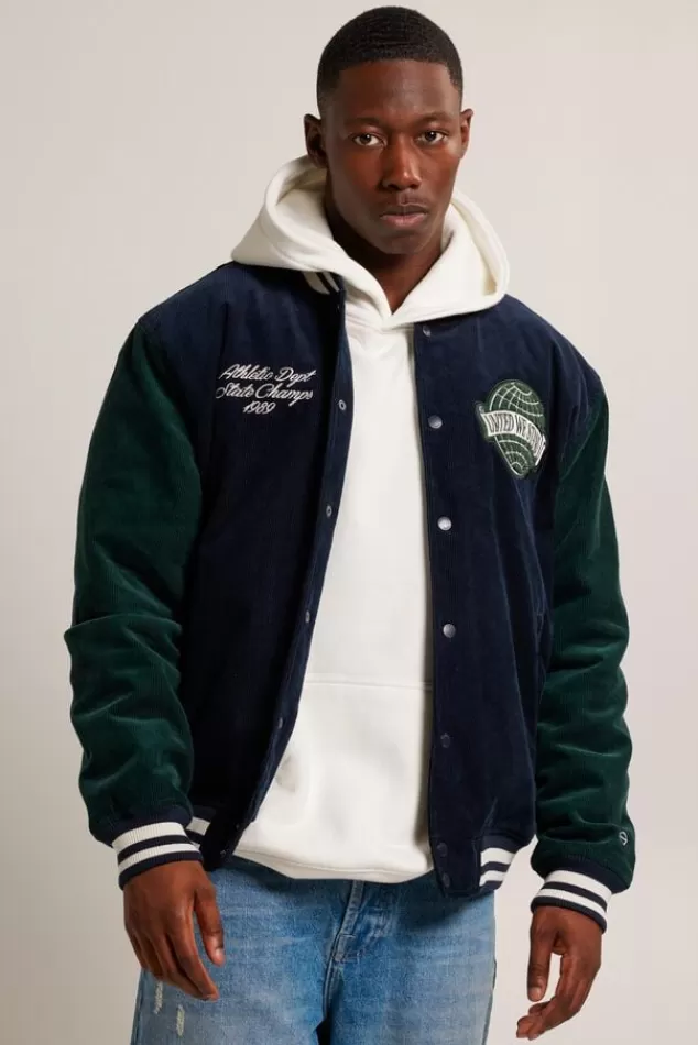 Varsity jackets | Jassen<America Today Varsity jacket Julian Cord Darkblue